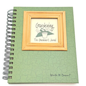 Garden Journal Notebook Organizer Gardening Write It Down